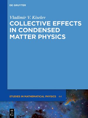 cover image of Collective Effects in Condensed Matter Physics